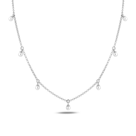 Timeless Pendant Necklace - Classic Elegance with Sparkling Accent