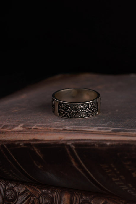 Premium Artisanal Root of Life Ring