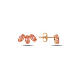 Boucles d'oreilles Marquise en argent sterling avec cristal Swarovski