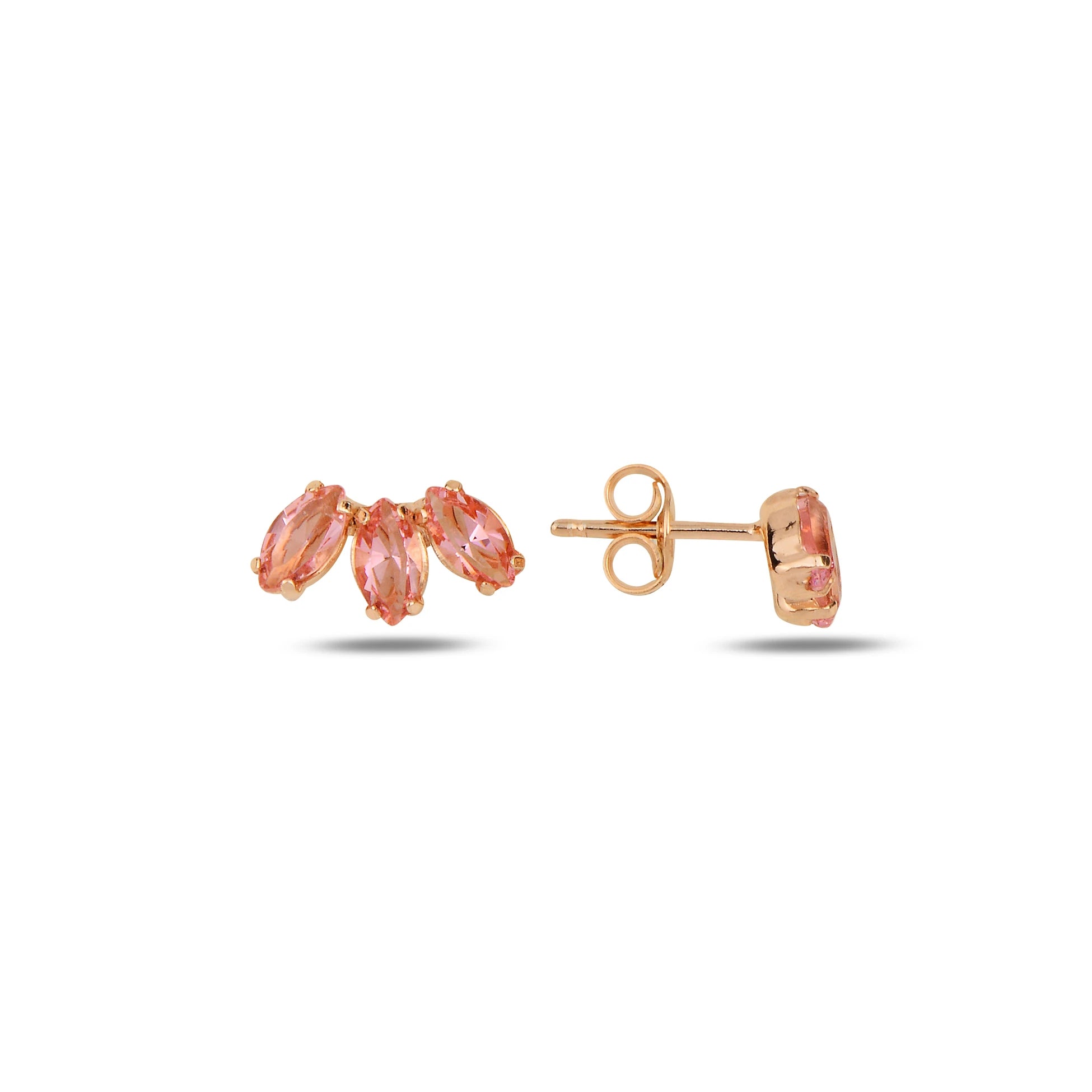 Boucles d'oreilles Marquise en argent sterling avec cristal Swarovski