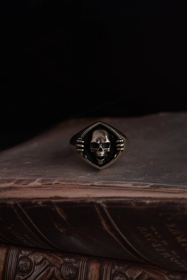 Unique Statement Skeleton Claw Ring