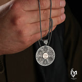 Sterling Silver Men's Necklace - Divine Names Engraved Pendant