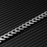 Sterling Silver Flat Curb Chain Bracelet - Sleek & Stackable