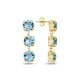 Elegant Dangle Earrings - Modern Horizontal Bar Design for Versatile Style