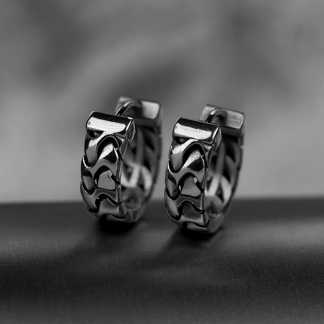 Sterling Silver Nocturnus Dangle Earrings - Mystical & Elegant