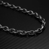 Sterling Silver Chain Necklace - Distinctive Link Design