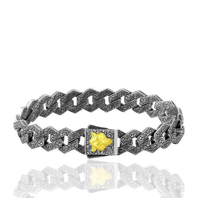 18K Gold Plated Sterling Silver Bracelet - Astrid Design