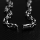 Sterling Silver Chain Necklace - Distinctive Link Design