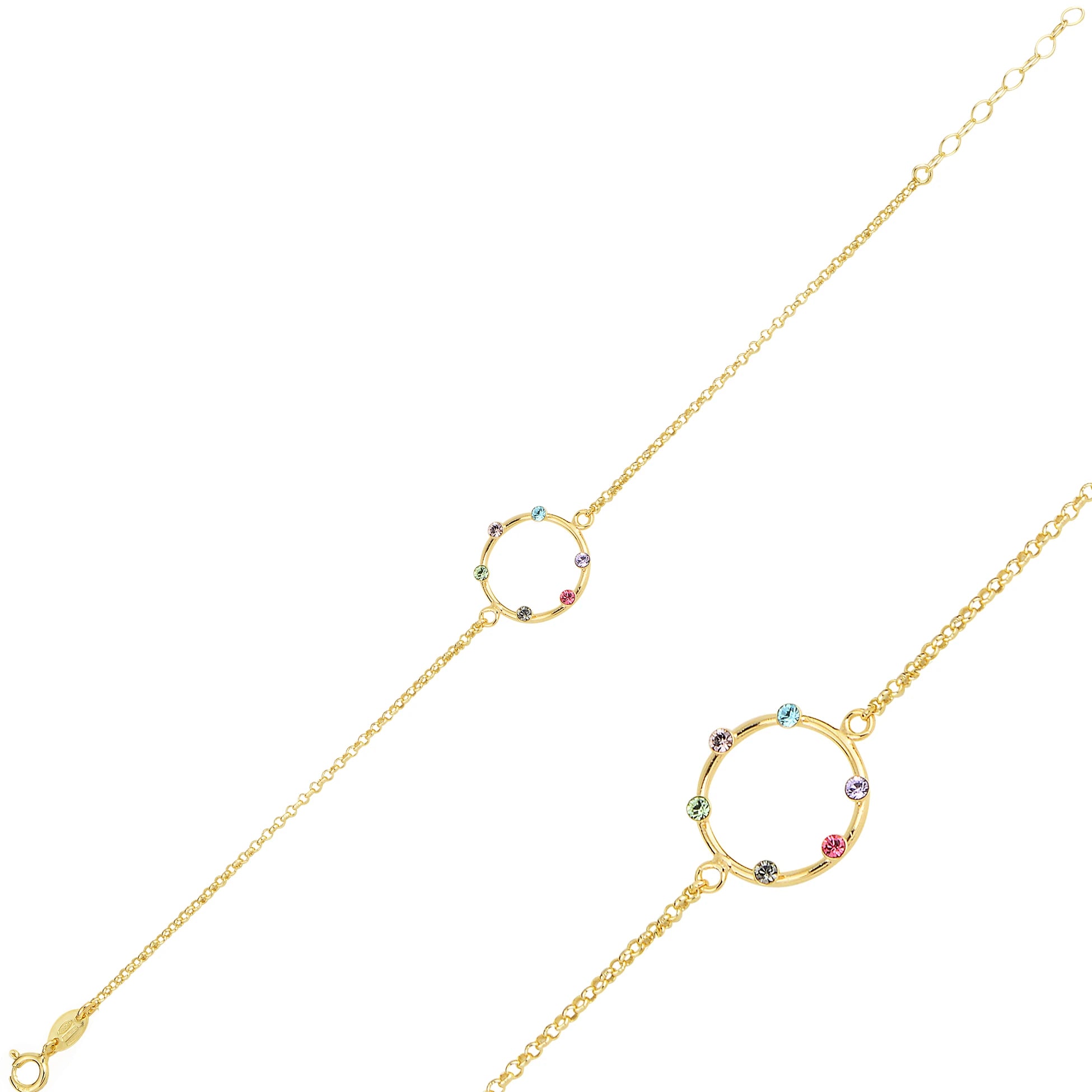 Elegant Eternity Bracelet - Vesta Full Circle Continuous Design