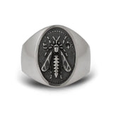 Sterling Silver Nymph Ring - Ethereal Nature-Inspired Design