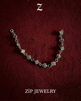 Premium Steel Dice Bracelet