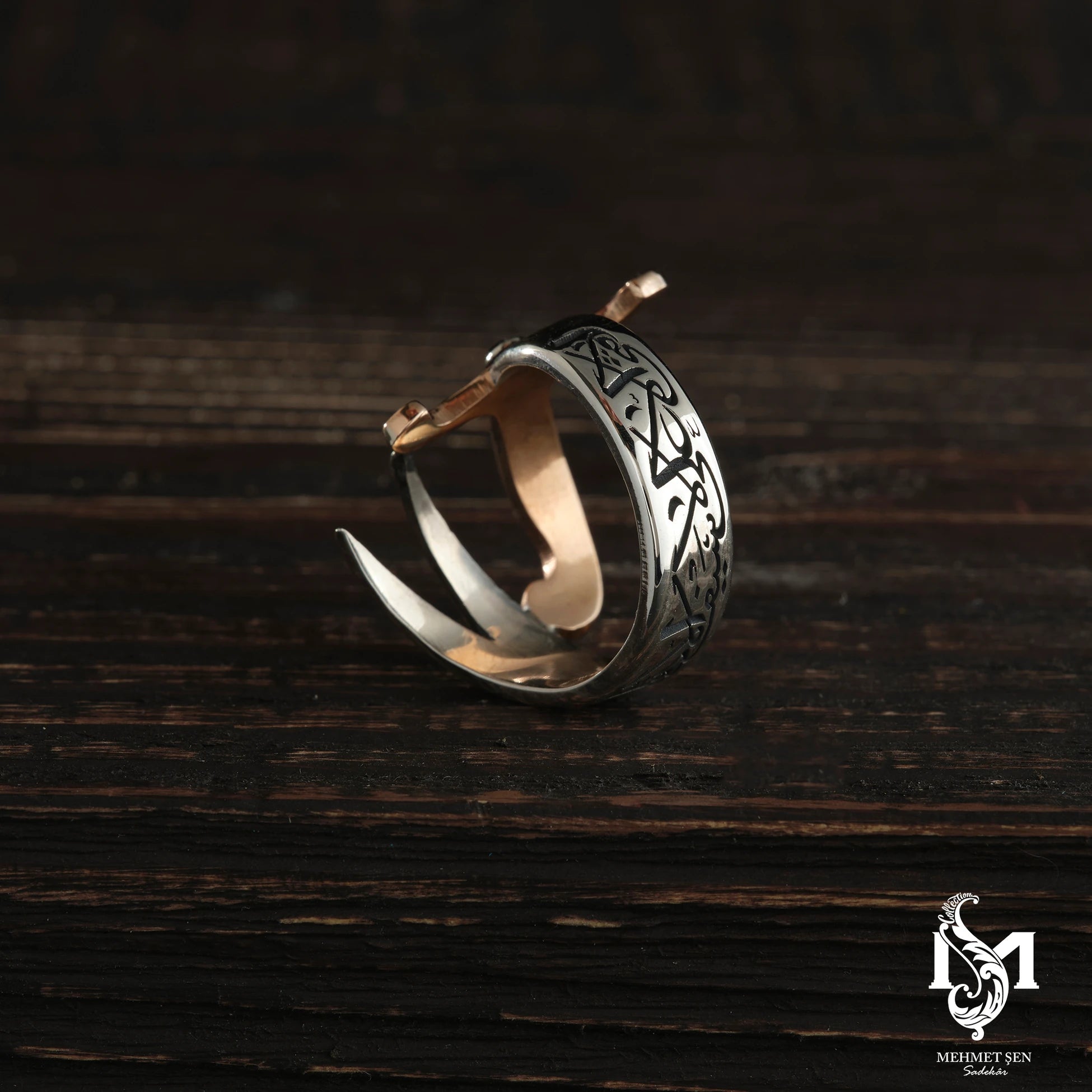 Sterling Silver Men's Ring - Zulfikar Sword Design