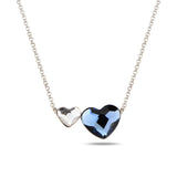 Sterling Silver Heart Pendant Necklace - Dainty Elegance