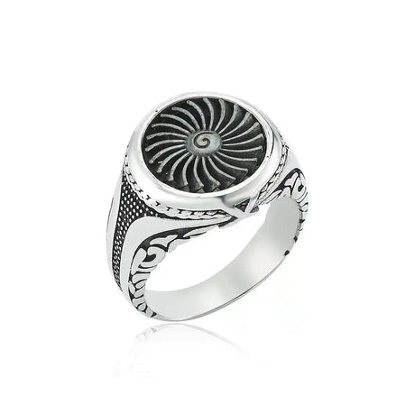 Sterling Silver Spitfire Ring - Iconic Aviation Design