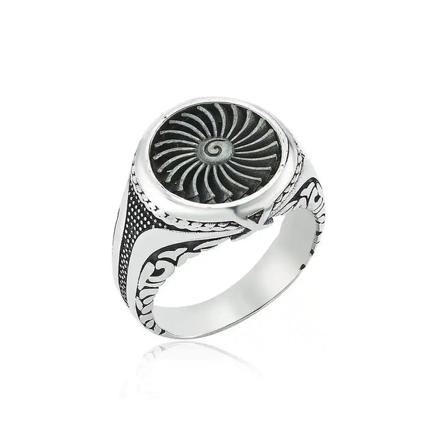Sterling Silver Spitfire Ring - Iconic Aviation Design