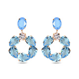 Elegant Hoop Earrings - Dazzling Sparkle & Iconic Pera Style