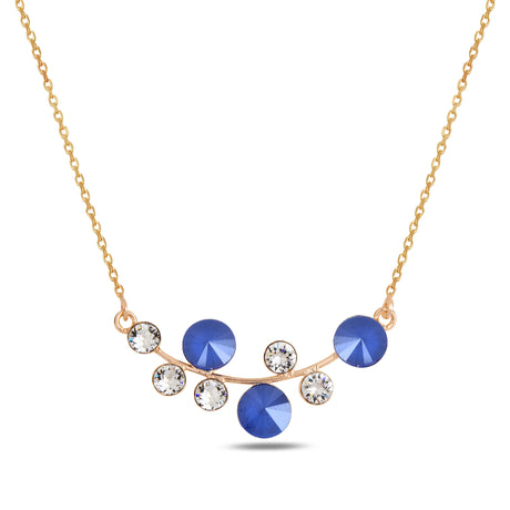 Sterling Silver Swarovski Crystal Necklace - Timeless Bezel Set Design