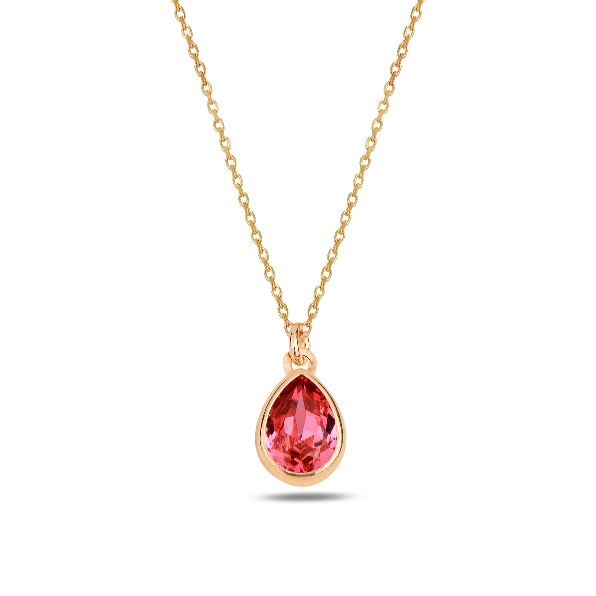 Náhrdelník Sterling Silver Cura Mini – topaz a modré krystaly Swarovski
