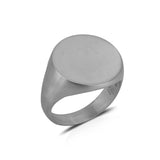 Sterling Silver Round Ring - Customizable Engravable Band