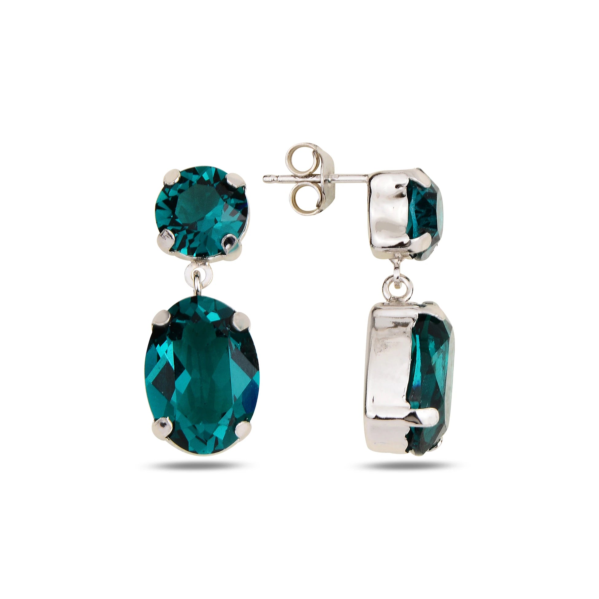 Refined Double Drop Earrings - Everyday Sophistication