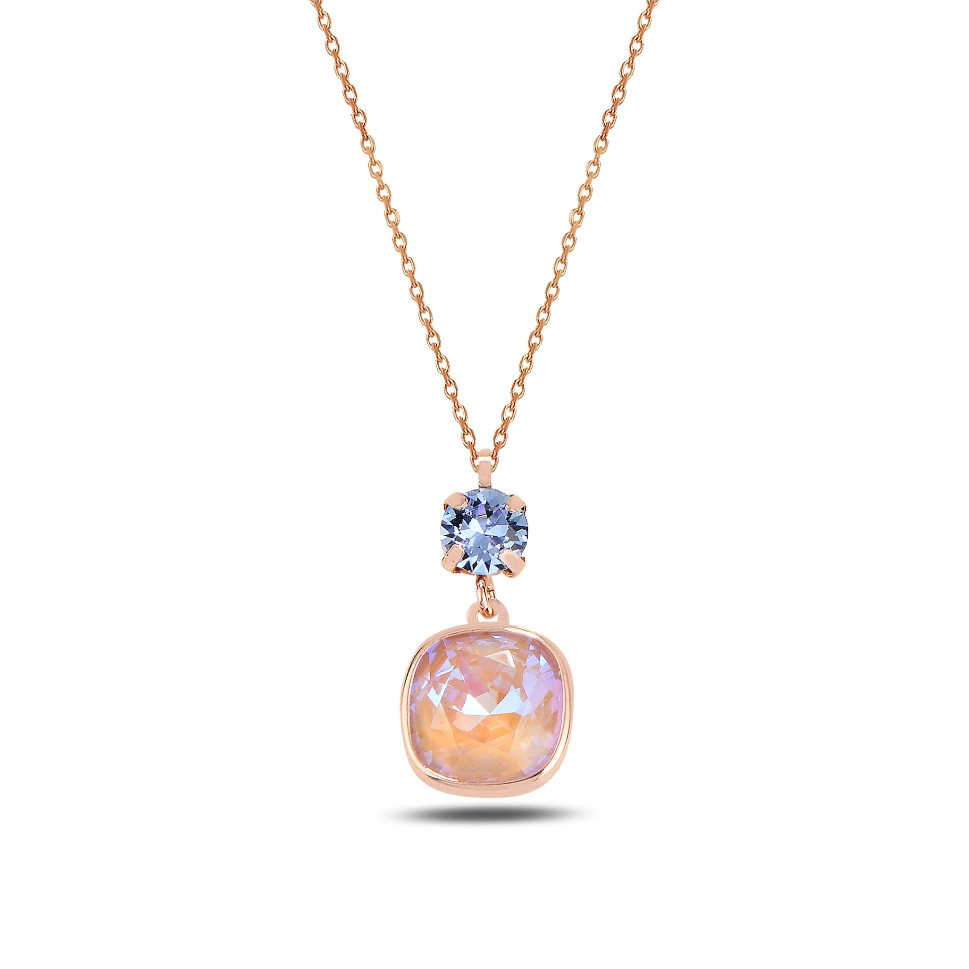 Collier pendentif fleur d'iris délicate - Féminin et chic