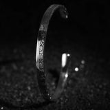 Sterling Silver Patterned Bracelet - Distinctive Design