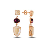 Sterling Silver Swarovski Crystal Drop Earrings - Dazzling Pear Cut