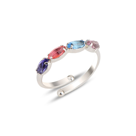 Elegant Statement Ring - Ocean-Inspired Neptune Design