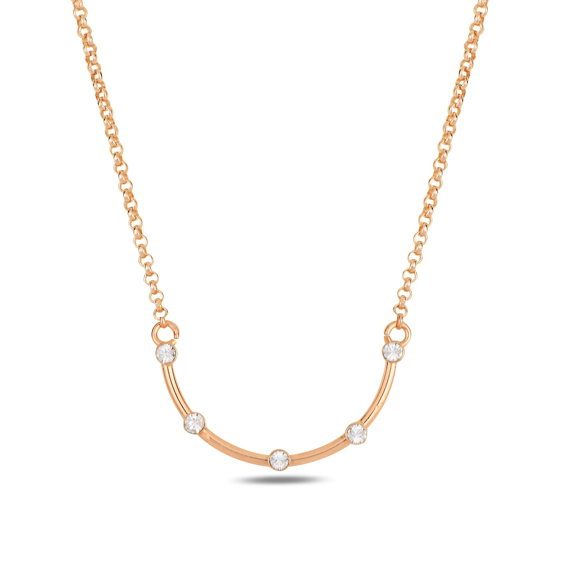 Náhrdelník ze stříbra 925 a krystalů Swarovski – barevný visací design