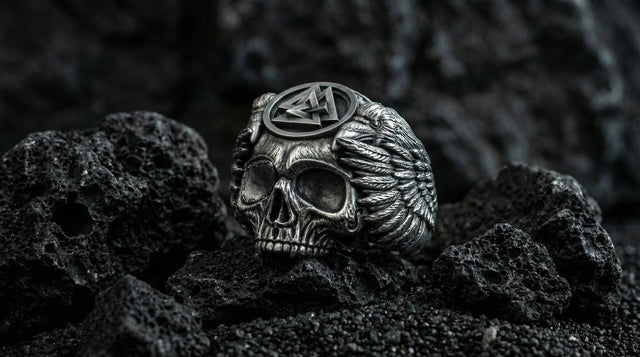 Premium Norse Valknut Symbol Ring