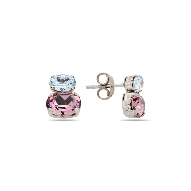 Bold Oval Stud Earrings - Modern Elegance Design