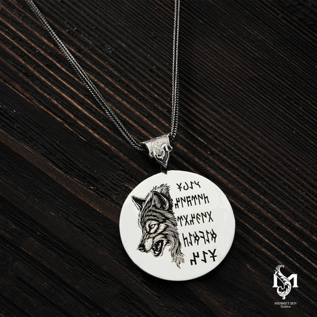Sterling Silver Men's Medallion Pendant - Iconic Design
