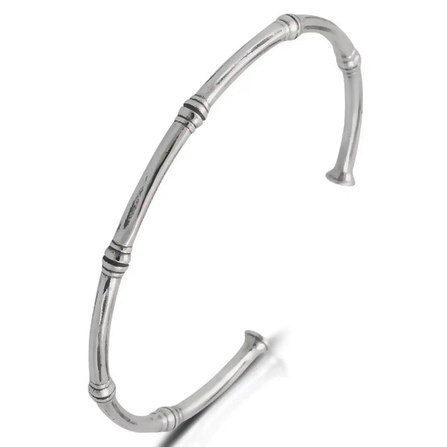 Sterling Silver Viking Bracelet - Norse Heritage Design
