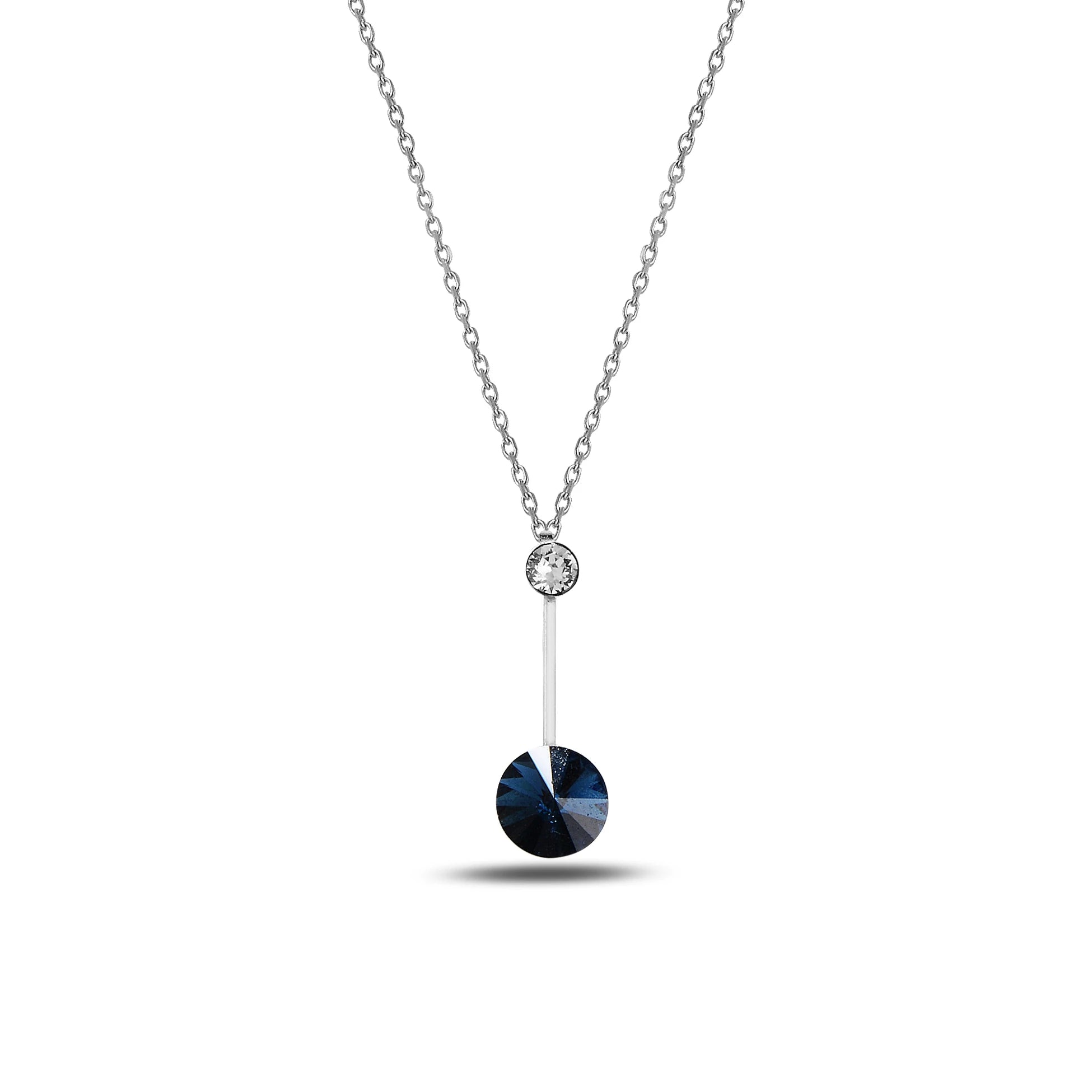 Delicate Punto Pendant Necklace - Modern Minimalist Design