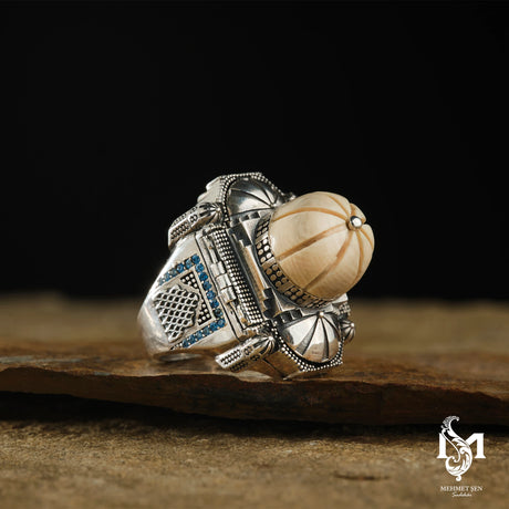 Sterling Silver Men's Ring - Sophisticated Distinctive Design