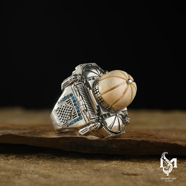 Sterling Silver Men's Ring - Sophisticated Distinctive Design