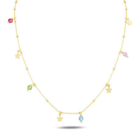 Star Motif Necklace - Dainty Celestial Charm