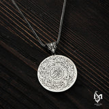 Sterling Silver Men's Pendant Necklace - Ayat al-Kursi Engraving