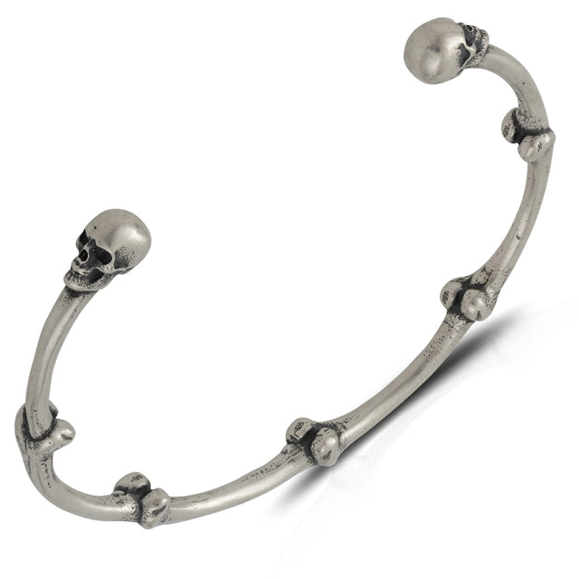 Skull Bone Design Bracelet - Bold & Edgy Statement Jewelry