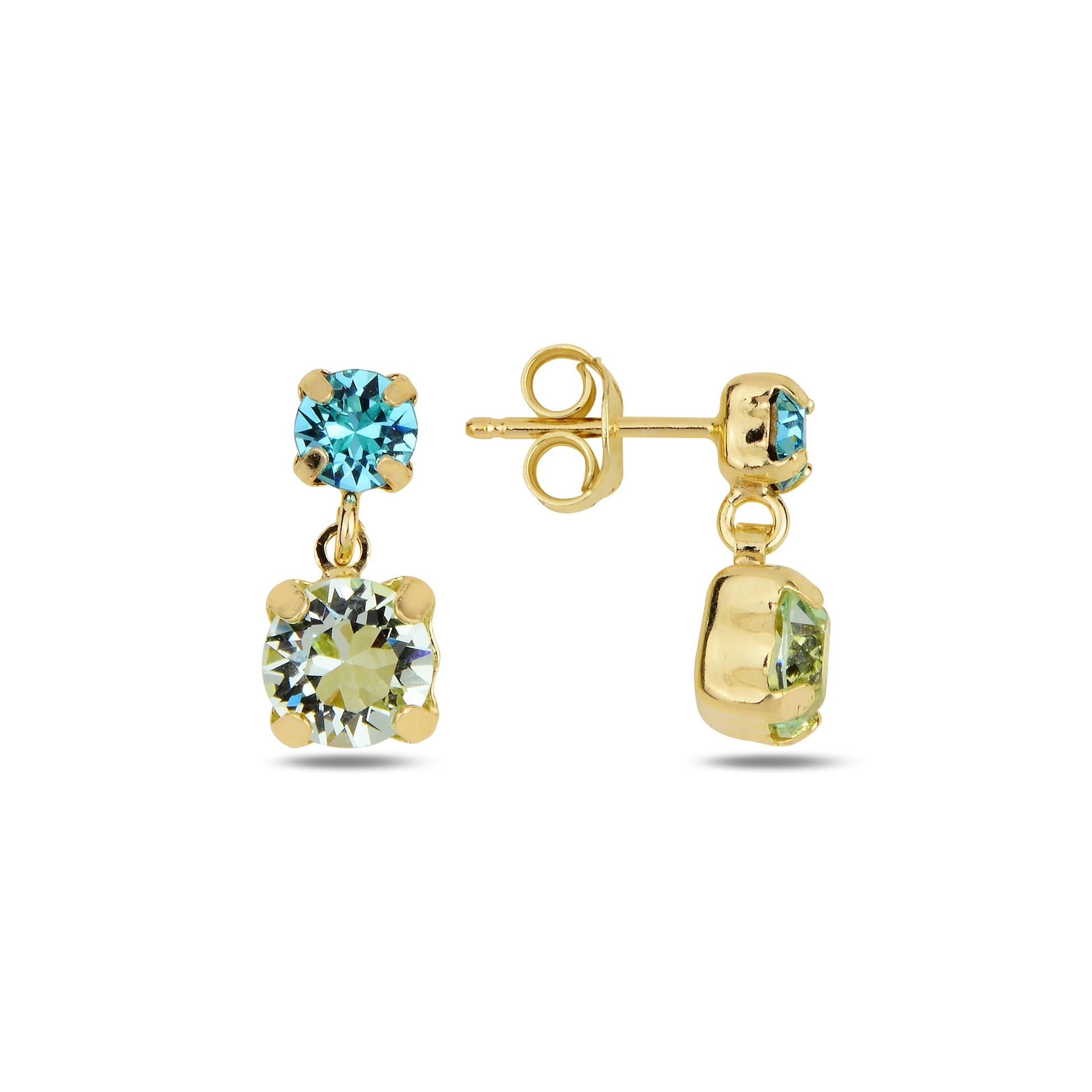 Sparkling Crystal Mini Earrings - Timeless Oval Cut Design
