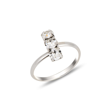 Minimalist Triple Band Ring - Modern Everyday Chic