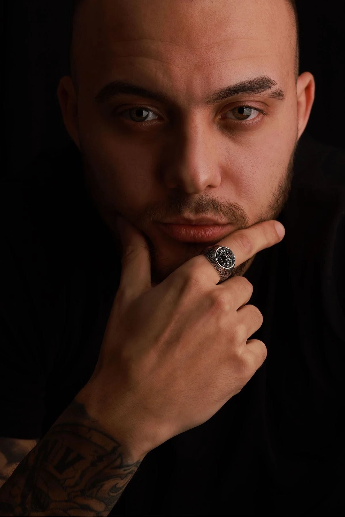 Anello Artigianale Turco Premium con Spirito del Leone
