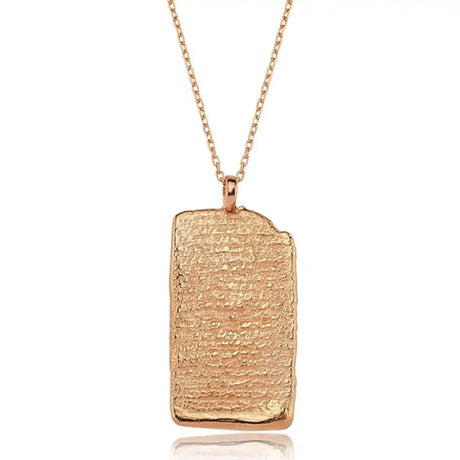 Exquisite Love Poem Pendant Necklace - Sentimental Design for Her