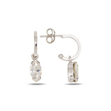 Mini Dangling Hoop Earrings - Modern Drop Style