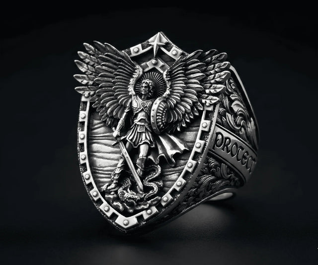 Premium Handcrafted Symbolic Armor Ring