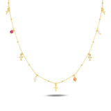Pearl Motif Pendant Necklace - Italian Crafted Elegance