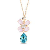 Radiant Chandelier Pendant Necklace - Voluminous Statement Piece