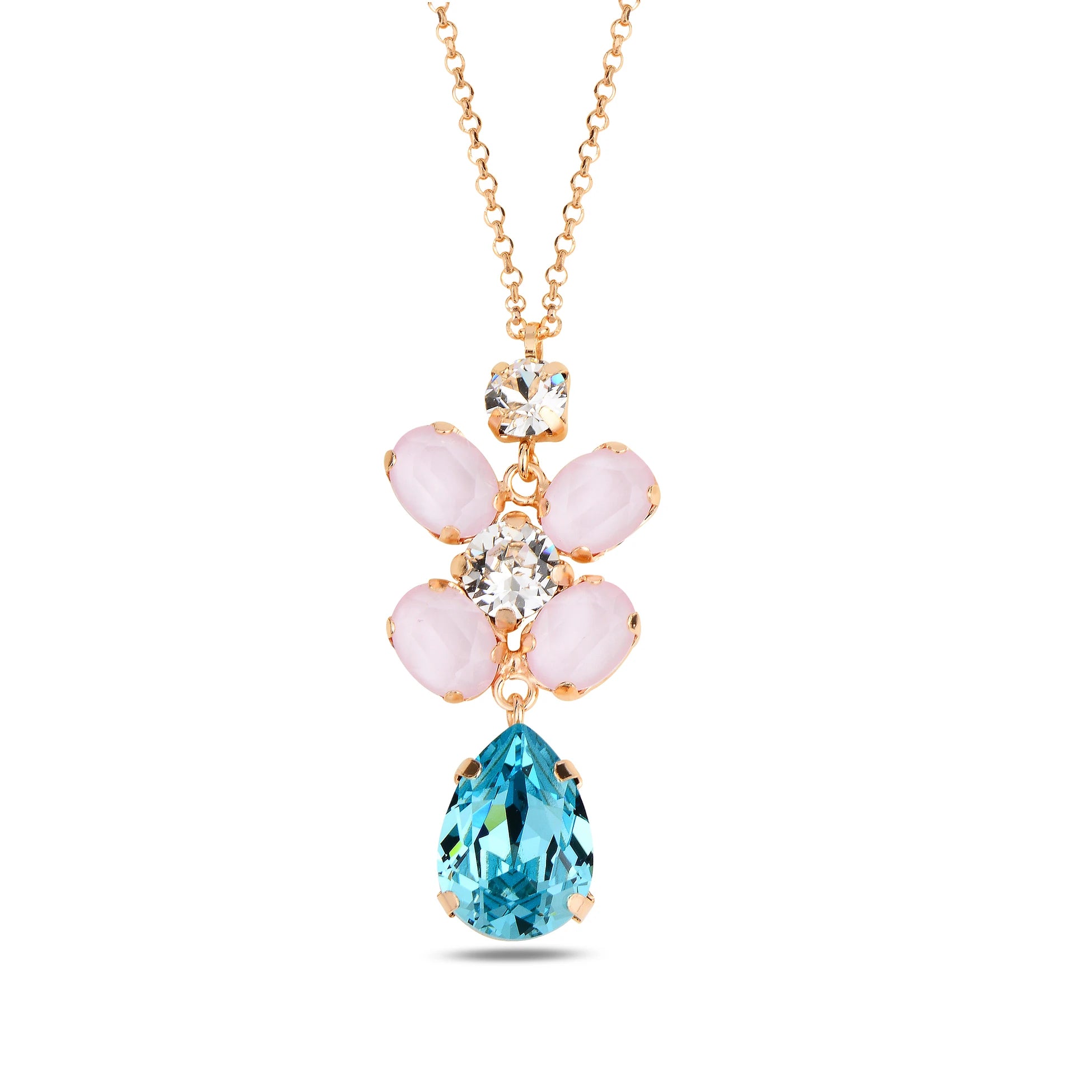 Radiant Chandelier Pendant Necklace - Voluminous Statement Piece