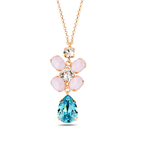 Radiant Chandelier Pendant Necklace - Voluminous Statement Piece