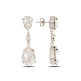 Refined Pear Drop Earrings - Classic Elegance for Every Occasion